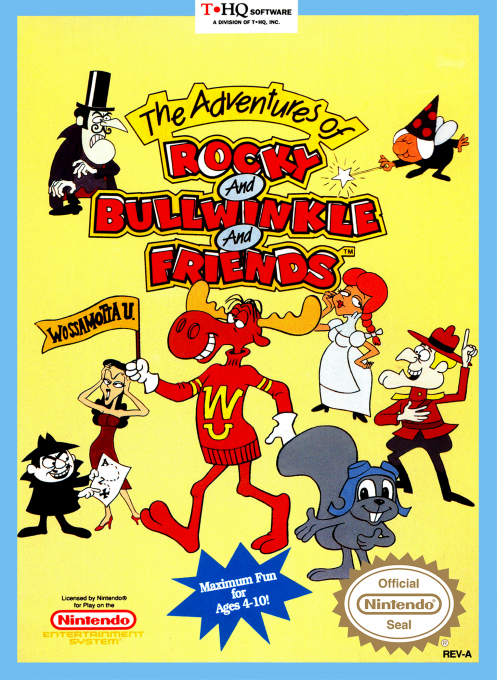 The Adventures of Rocky and Bullwinkle and Friends box art