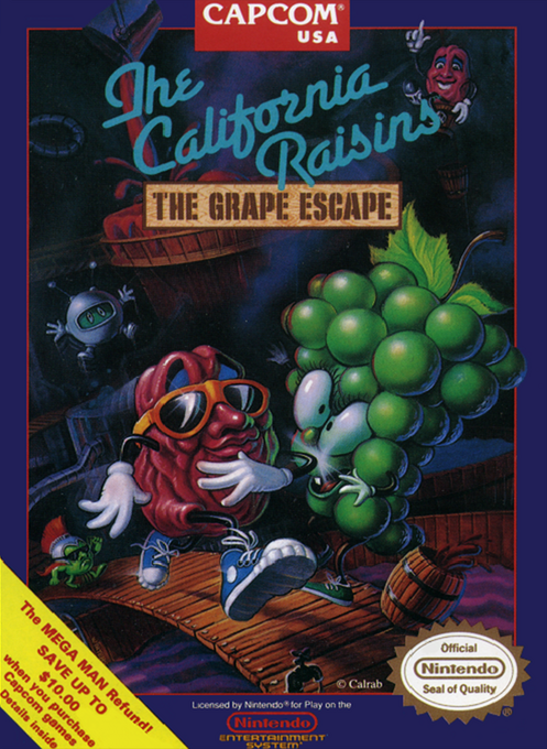 The California Raisins: The Grape Escape box art