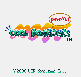 Cool Boarders Pocket title screen