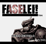 Faselei! title screen