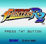 King of Fighters R-2 title screen