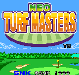 Neo Turf Masters title screen