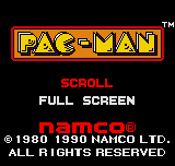Pac-Man title screen