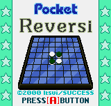 Pocket Reversi title screen