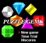 Puzzle Gems title screen