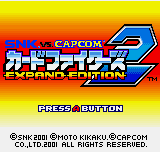 SNK vs. Capcom: Card Fighters 2 - Expand Edition title screen