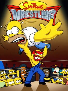 The Simpsons Wrestling box art