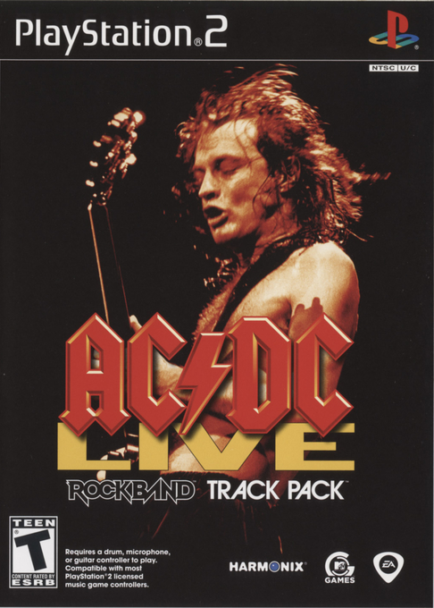 AC/DC Live: Rock Band - Track Pack box art