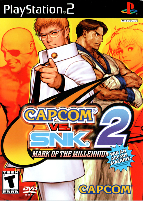 Capcom vs. SNK 2: Mark of the Millennium 2001 box art