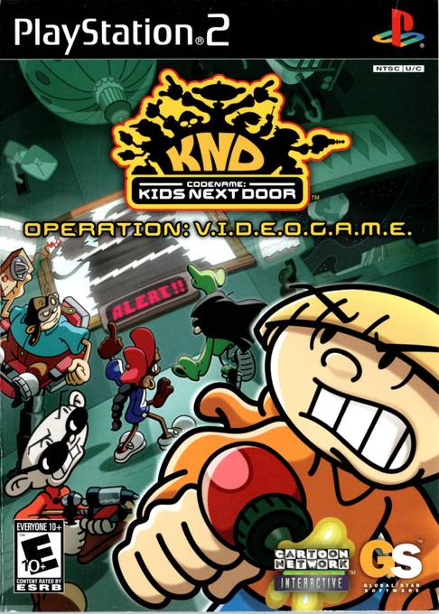 Codename: Kids Next Door - Operation: V.I.D.E.O.G.A.M.E. box art