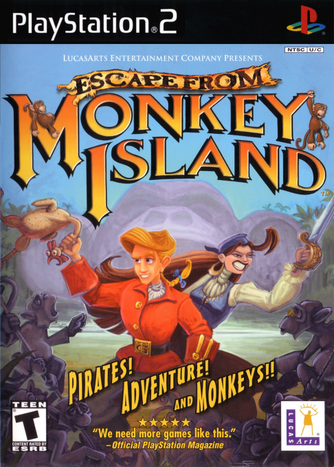 Escape from Monkey Island box art
