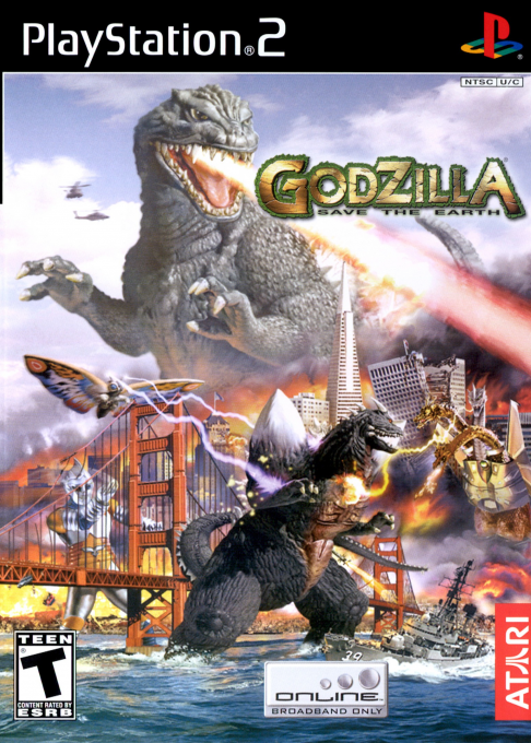 Godzilla: Save the Earth box art