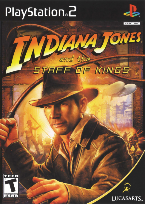 Indiana Jones and the Staff of Kings box art