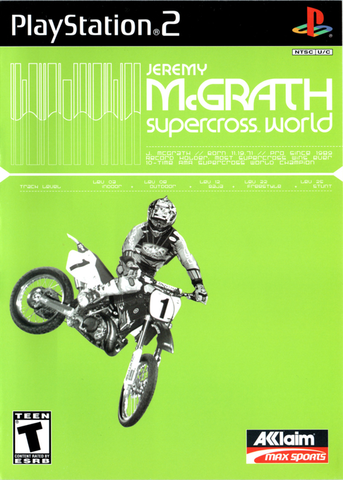 Jeremy McGrath Supercross World box art