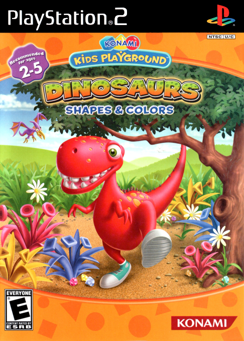 Konami Kids Playground: Dinosaurs Shapes and Colors box art
