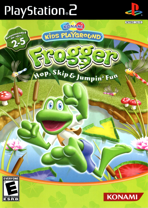 Konami Kids Playground: Frogger Hop, Skip & Jumpin' Fun box art