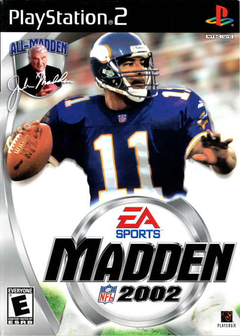 Madden NFL 2002 box art