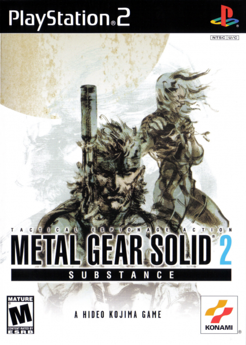 Metal Gear Solid 2: Substance box art