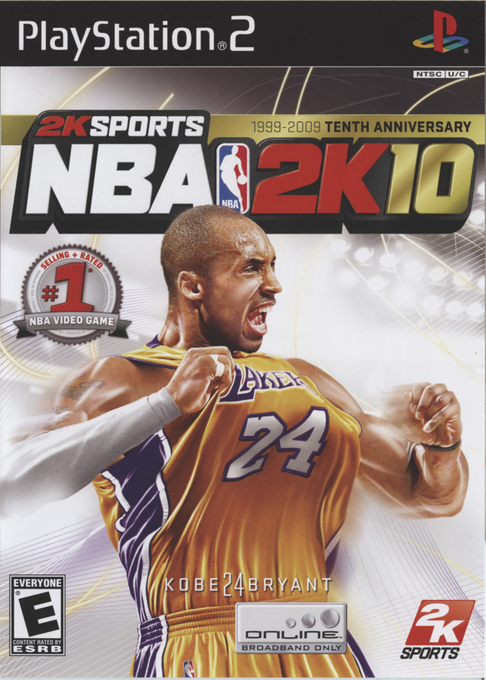 NBA 2K10 box art