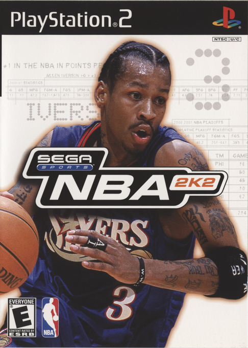 NBA 2K2 box art