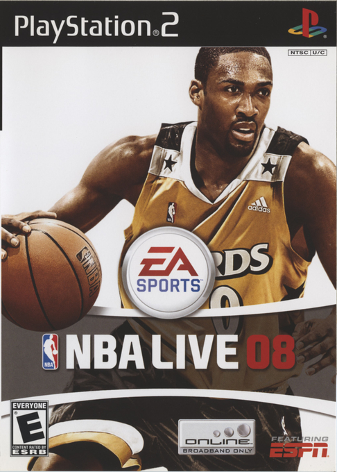 NBA Live 08 box art