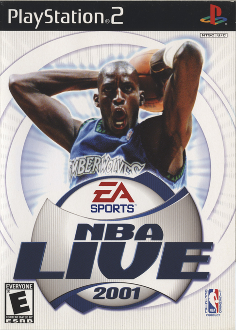 NBA Live 2001 box art