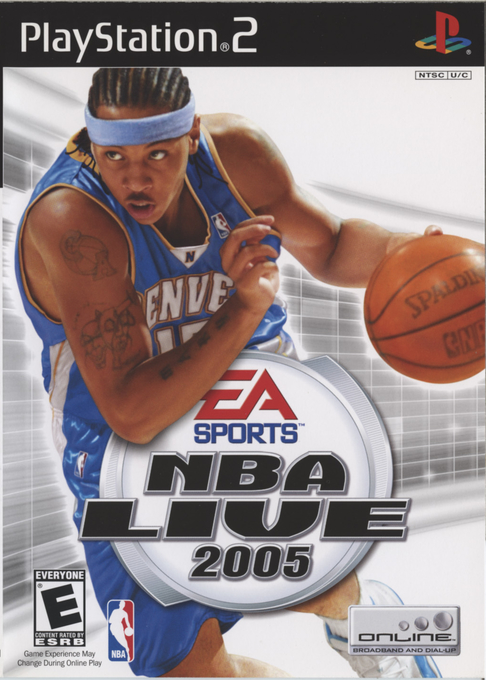 NBA Live 2005 box art
