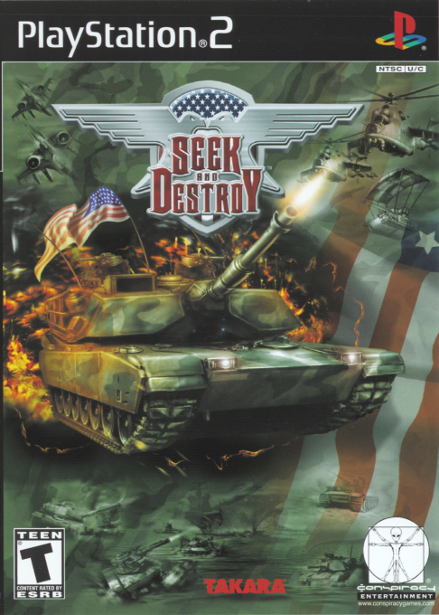 Seek and Destroy box art