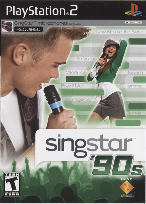 SingStar: '90s box art