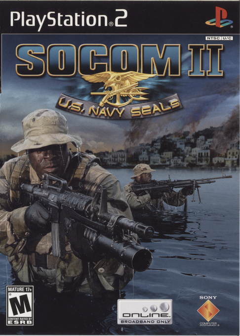 SOCOM II: U.S. Navy SEALs box art