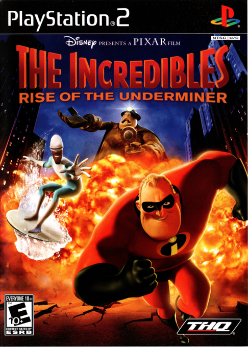 The Incredibles: Rise of the Underminer box art