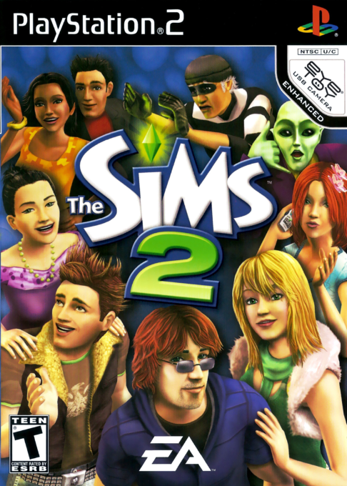 The Sims 2 box art