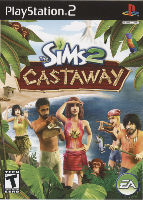 The Sims 2: Castaway box art