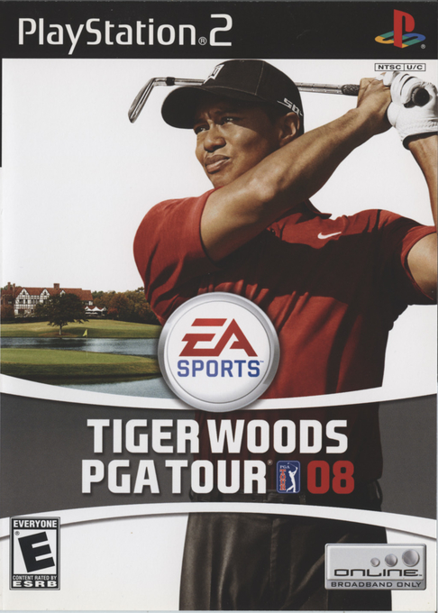 Tiger Woods PGA Tour 08 box art