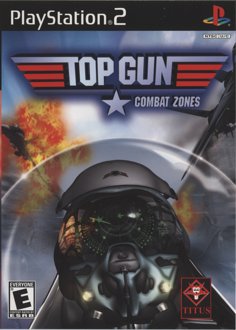 Top Gun: Combat Zones box art