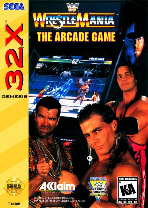 WWF WrestleMania: The Arcade Game box art