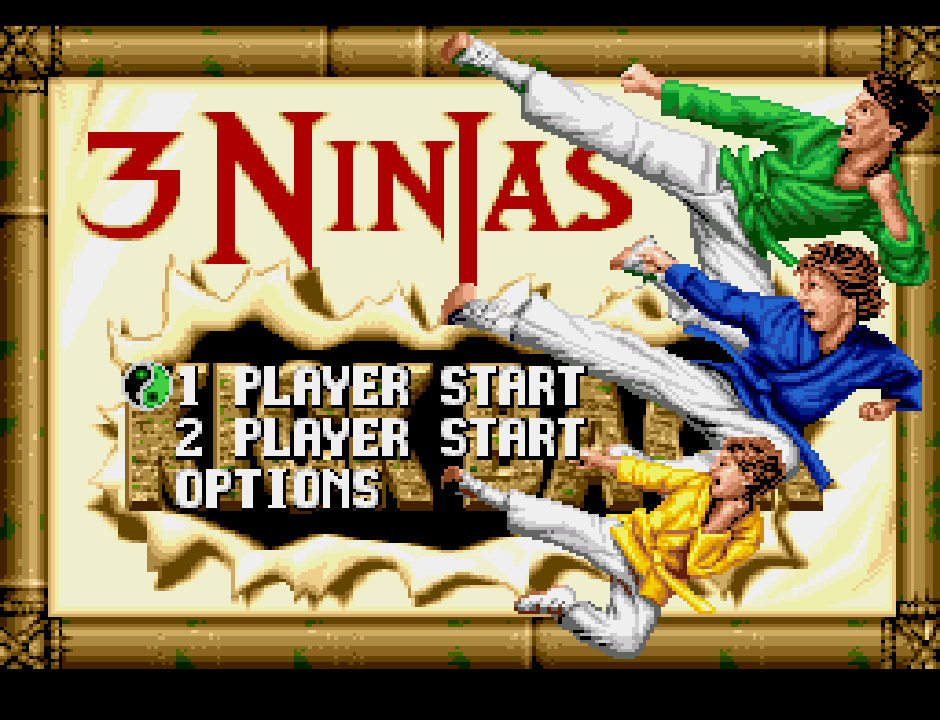 3 Ninjas Kick Back title screen
