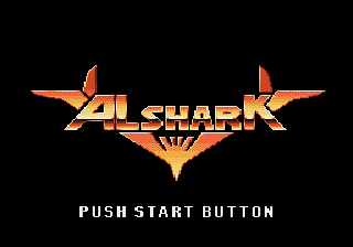 Alshark title screen