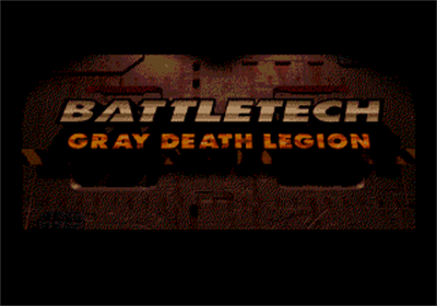 Battletech: Gray Death Legion title screen