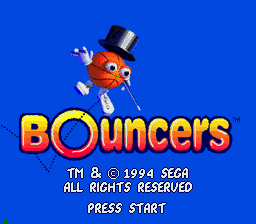 Bouncers title screen
