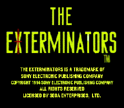 Bug Blasters: The Exterminators title screen