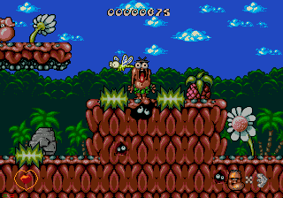 Chuck Rock gameplay screenshot