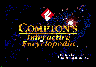 Compton's Interactive Encyclopedia title screen