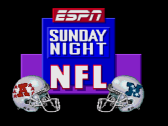 ESPN Sunday Night NFL title screen