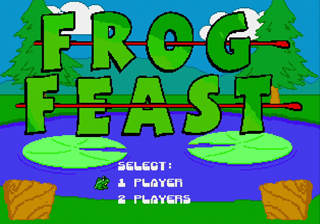 Frog Feast title screen
