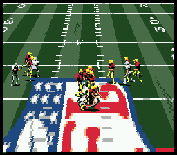 Joe Montana's NFL Football gameplay screenshot