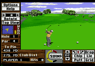 Links: The Challenge of Golf gameplay screenshot