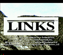 Links: The Challenge of Golf title screen