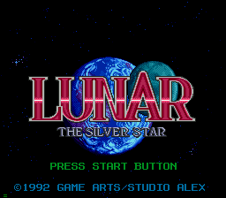 Lunar: The Silver Star title screen