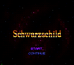 Mega Schwarzschild title screen
